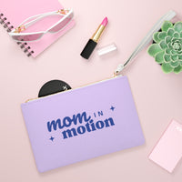 Mom in Motion Clutch Bag - Stylish Lavender Pouch for Moms on the Go