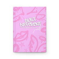 Built Different Pink Hardcover Journal — Empowerment Notebook for Women & Teens