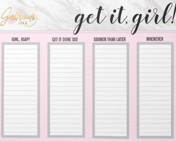Get It Done Planner Pad