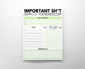 Important Sh*t Notepad