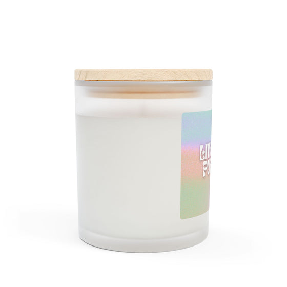 "Live with Purpose" | Inspirational Frosted Glass Candle - 11oz