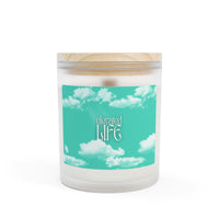Aromatherapy Candle — Elevated Life Cloud Design (Frosted Glass, 11 oz)
